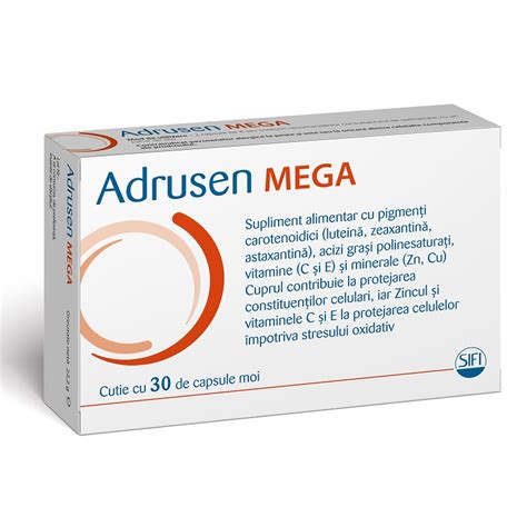drusen mega|Adrusen Mega, 30 capsule, SIFI .